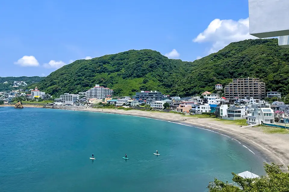 Akiya 02の客室からの眺め（秋谷海岸）の写真