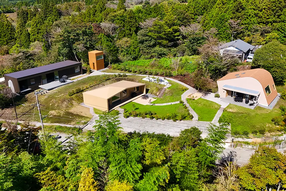 Kawaguchiko 02の俯瞰の写真