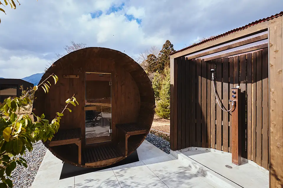 KKawaguchiko 02の共用施設「sauna」の外観の写真