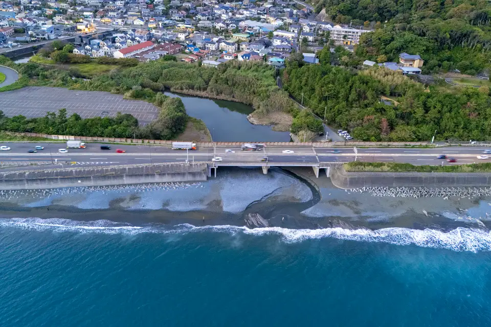 Oiso 01の敷地を南側からの写真