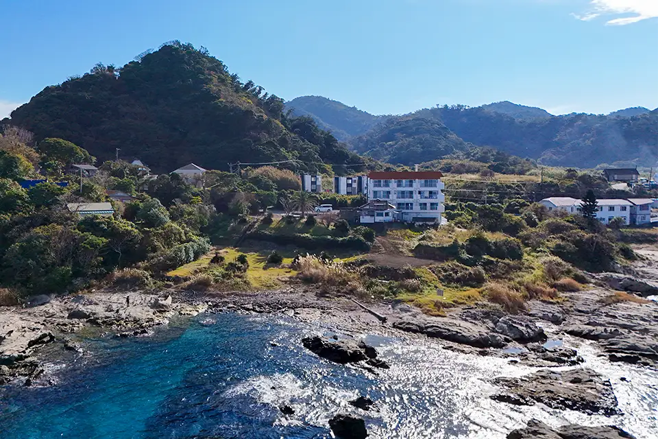 Tateyama 02の海からの敷地周辺の写真